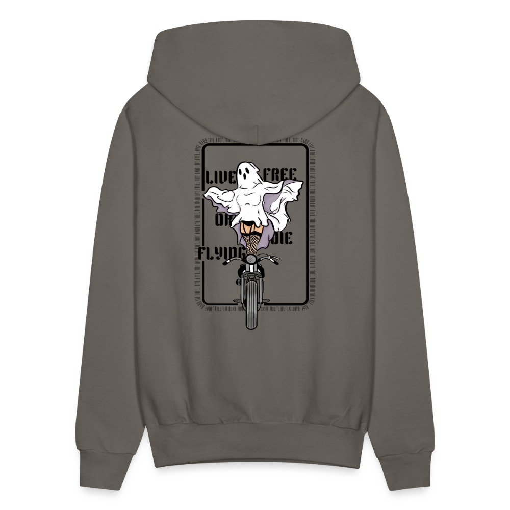 Ghost Babe Hoodie - asphalt gray