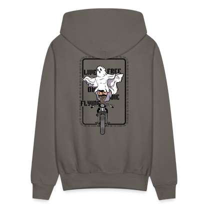 Ghost Babe Hoodie - asphalt gray