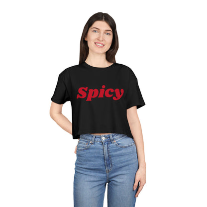 Spicy Women Riders Crop Tee